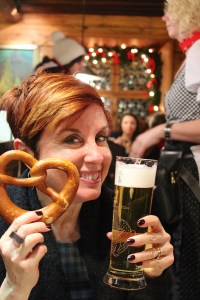 Pretzels and beer at the Bratwursthausle in Nurnberg, Germany. Trying out the local cuisine is probably one of my favorite things about traveling.