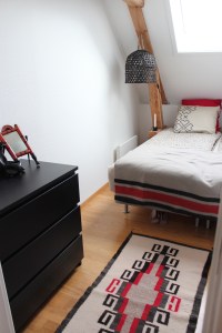 Fancy new guest bedroom.