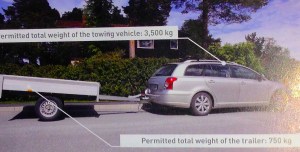 Norwegians regularly use even the tiniest cars to haul their campers, boats, and trailers stuffed with wood for fixing up their hyttes (mountain cabins). Hence the emphasis on knowing the correct tire pressure for the permitted weight.