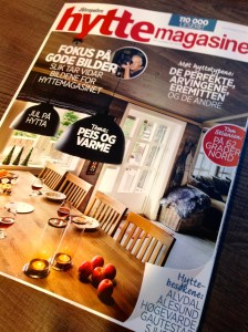 Several Norwegian design magazines are devoted to helping folks bling out their hyttes.