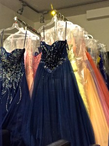 I think I'm just a little past the rhinestone-covered, strapless, princess-gown phase of life.