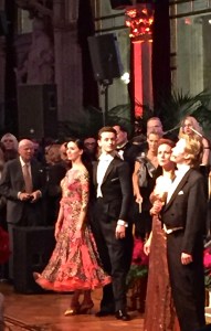 The couple on the right sang famous arias from operettas, while the couple on the left demonstrated the fancy footwork of the Viennese waltz.