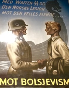 Posters like these fostered fear of the Russians, ensuring that Germany and Norway could win against the common foe. Don't you just love the Viking ship in the background subtly implying that they're continuing a common ancestral tradition? 