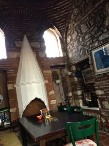 A peek into one of the classrooms reveals the original interiors dating to Ottoman times.