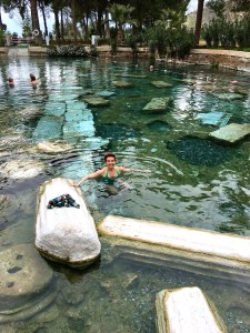 How awesome is this? Getting to frolic and swim amongst the ruins?