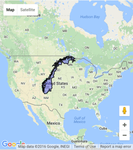 Size Comparison U.S. to Norway