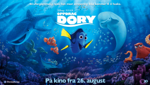 In "Oppdrag Dory" (literally translated as "Mission Dory"), Dory didn't just learn to speak whale -- she clearly got the hang of Norwegian, too. 