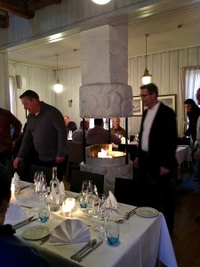 Dyna Fyr's main room is just large enough to house two tables that can seat 40 folks. It still seems a bit small for family of six's daily living.