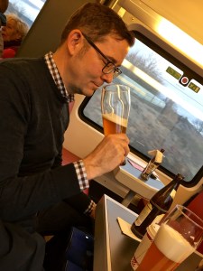 Matthew Chugging Beer