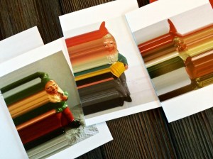 We got these awesome gnome / nisse cards from a designer at the DogA show and turned them into our Christmas cards.